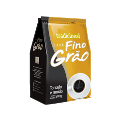 Café Tradicional Pouch Fino Grão 500g